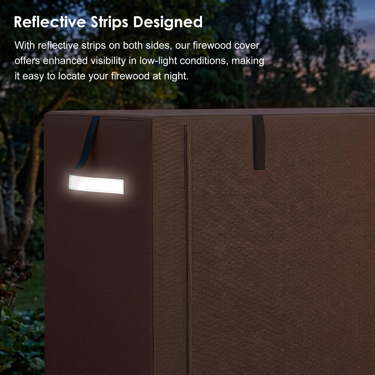 Fixwal cover uses bottom buckles to secure against wind.