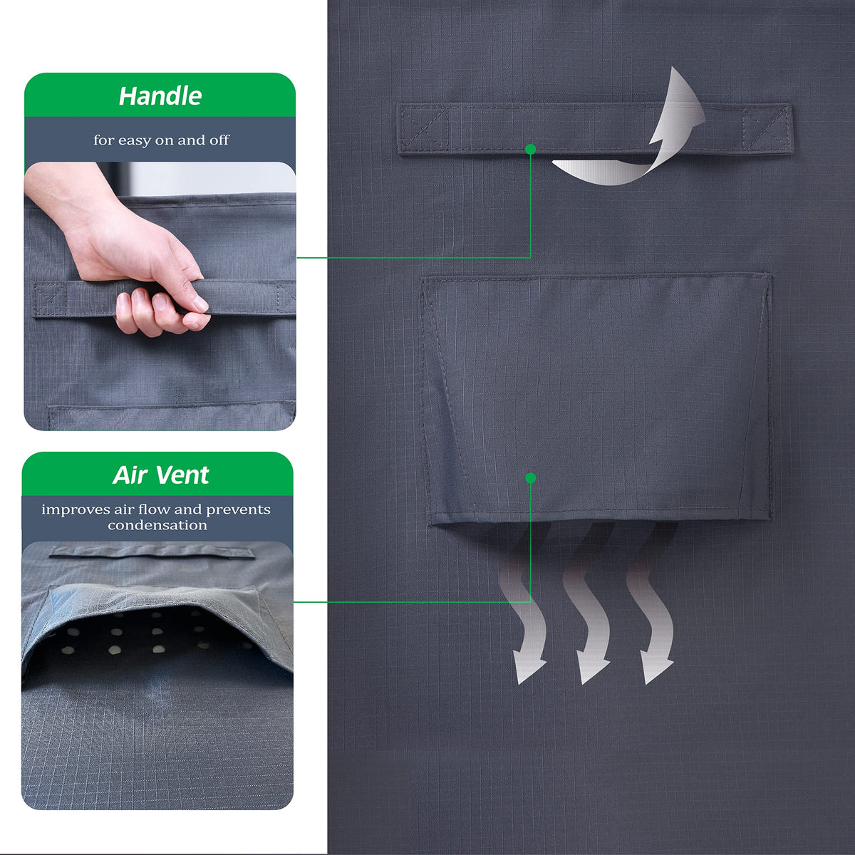 F&J Outdoors all-weather protection shields furniture year-round.