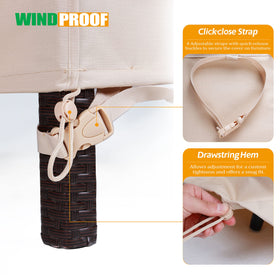 F&J Outdoors all-weather chair cover for year-round protection