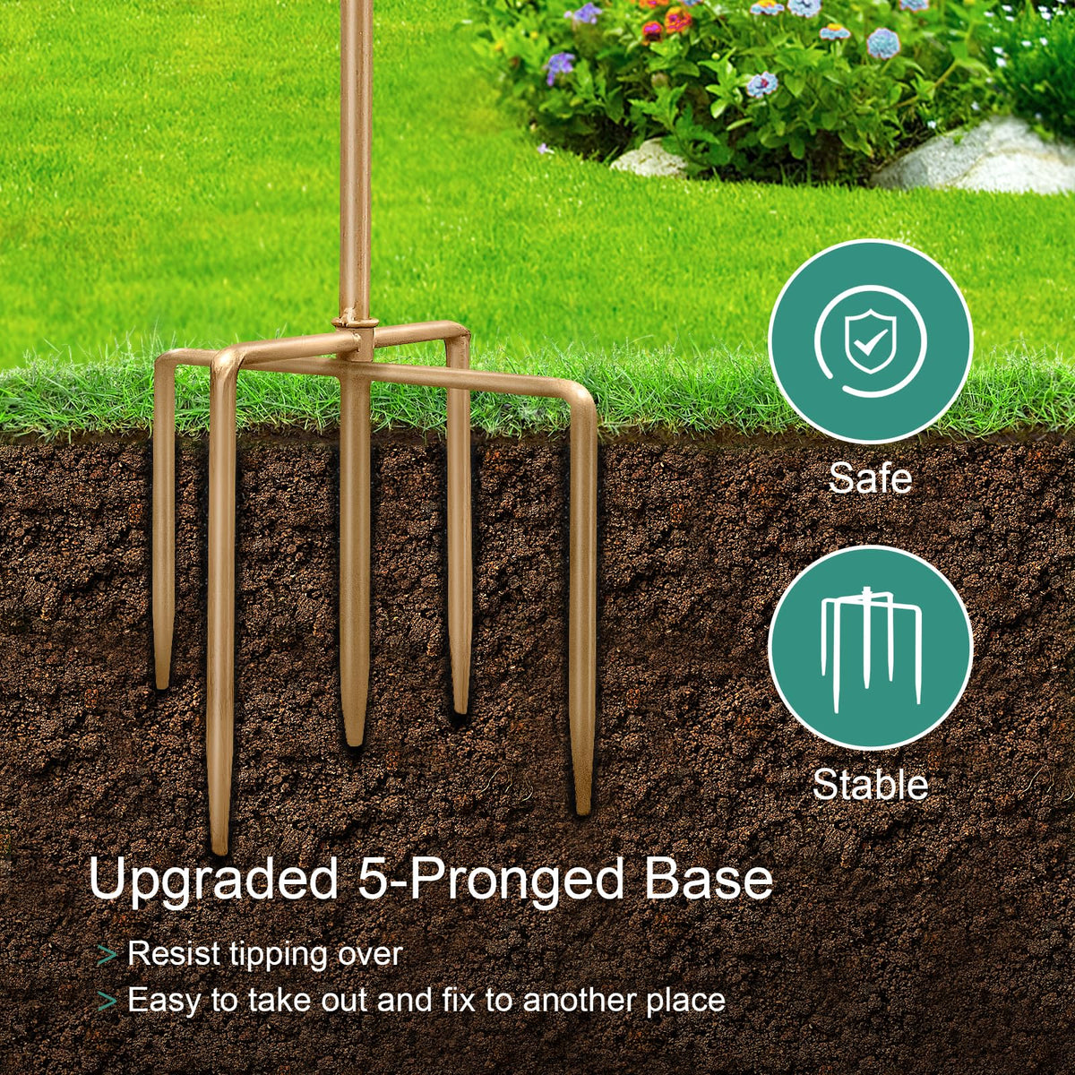 FJJYGYP bird bath ideal for yard patio garden to attract birds
