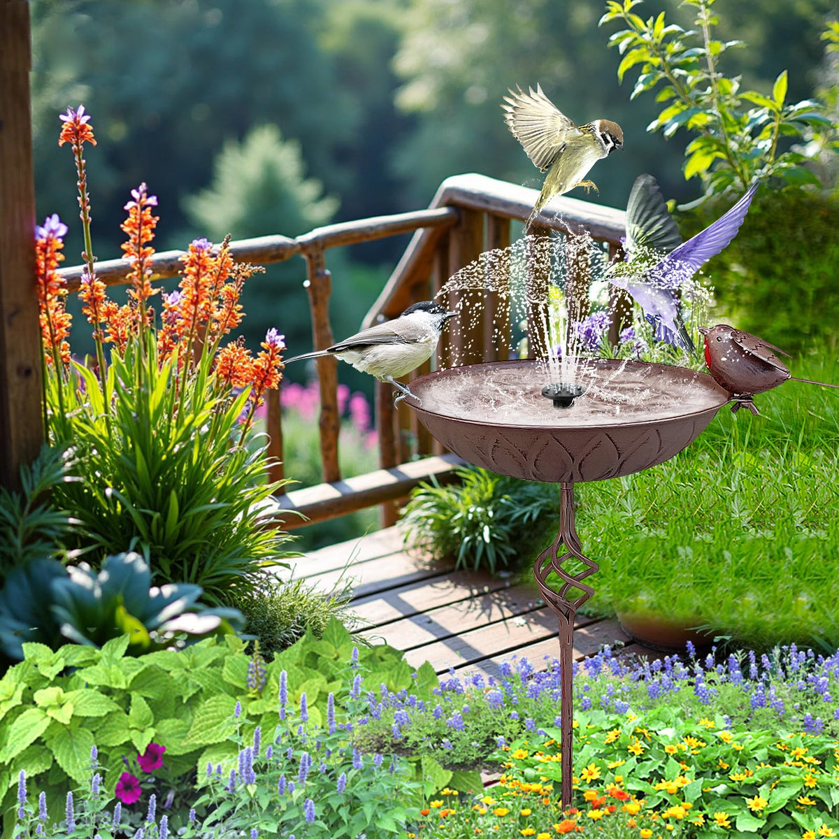 FJJYGYP durable outdoor decor blends with garden landscapes.