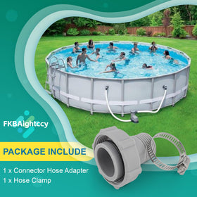 FKBAightccy pool drain connector features durable plastic construction