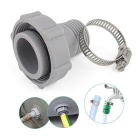 FKBAightccy pool drain connector for Coleman P6 attached to garden hose for quick drainage