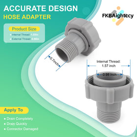 FKBAightccy connector for Coleman P6 series ensures proper fit with above-ground pools