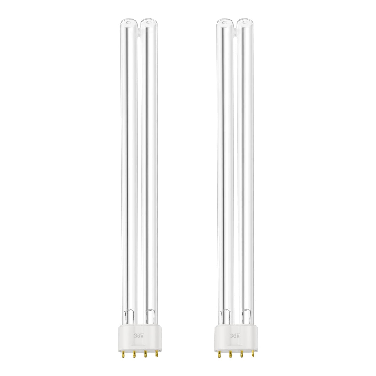 FKBYM 2-pack 36W UV bulbs for quick pond and aquarium replacement
