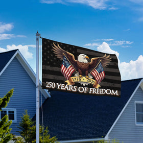 FKCQRJW 250th anniversary flag indoor display with fade-resistant colors