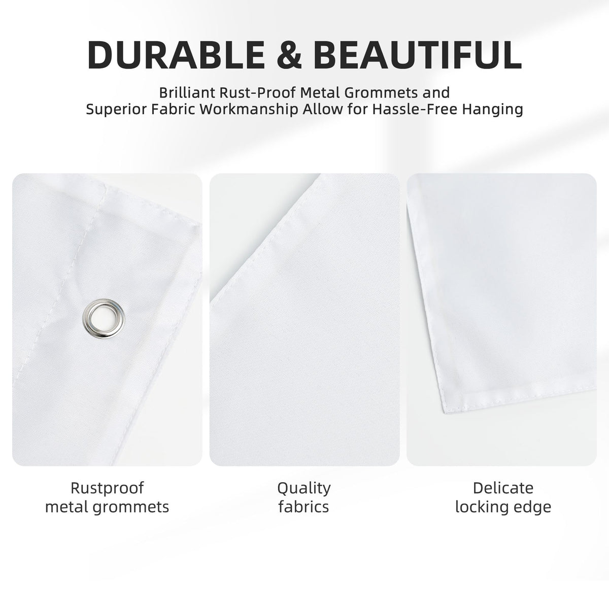 FKCQRJW all-weather fabric texture close-up highlighting waterproof and UV resistance