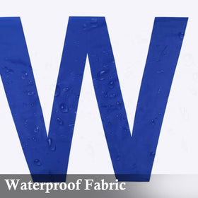 Flagburg Chicago W Win flag with canvas heading supports sturdy display