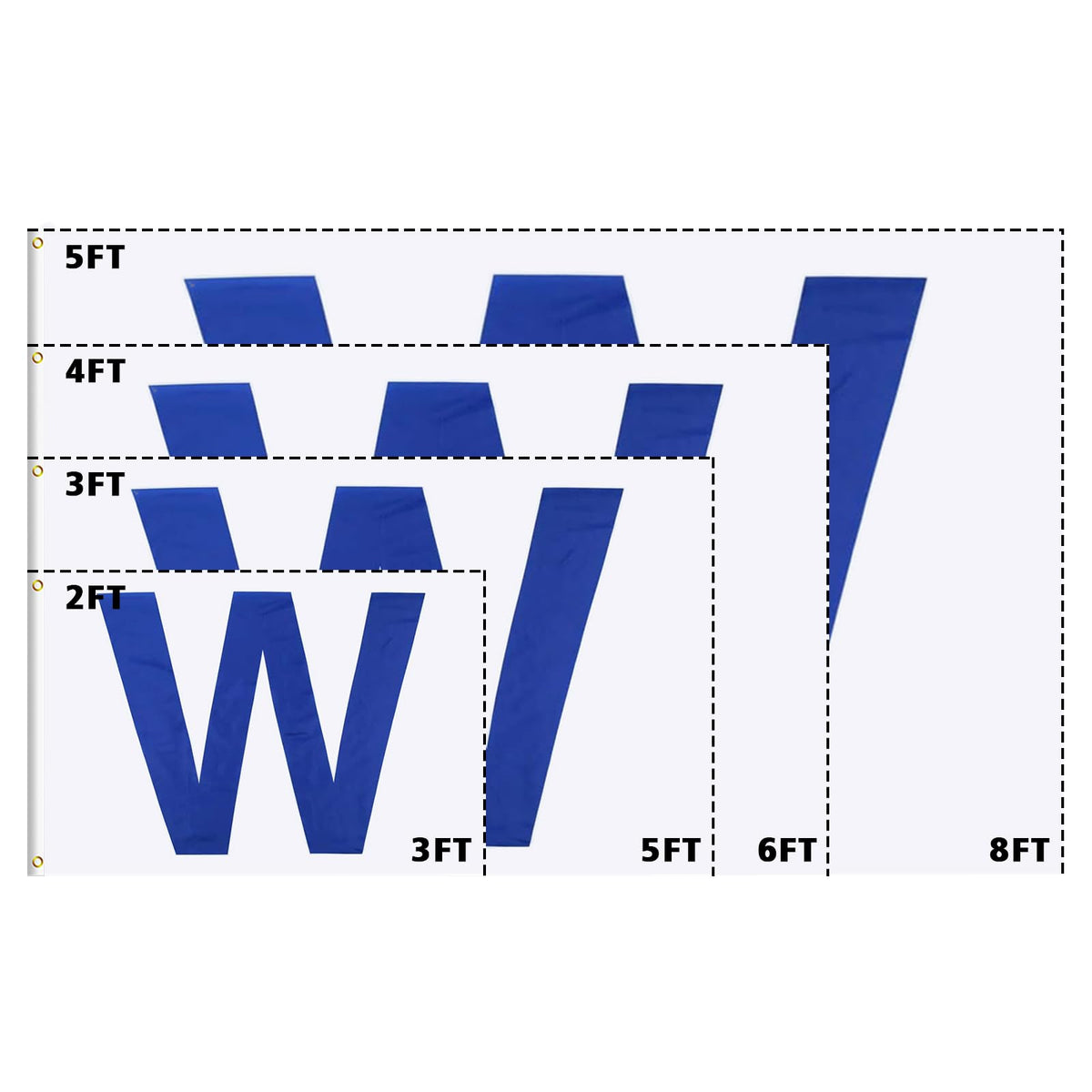 Flagburg polyester fabric flag delivers crisp prints and long-lasting use