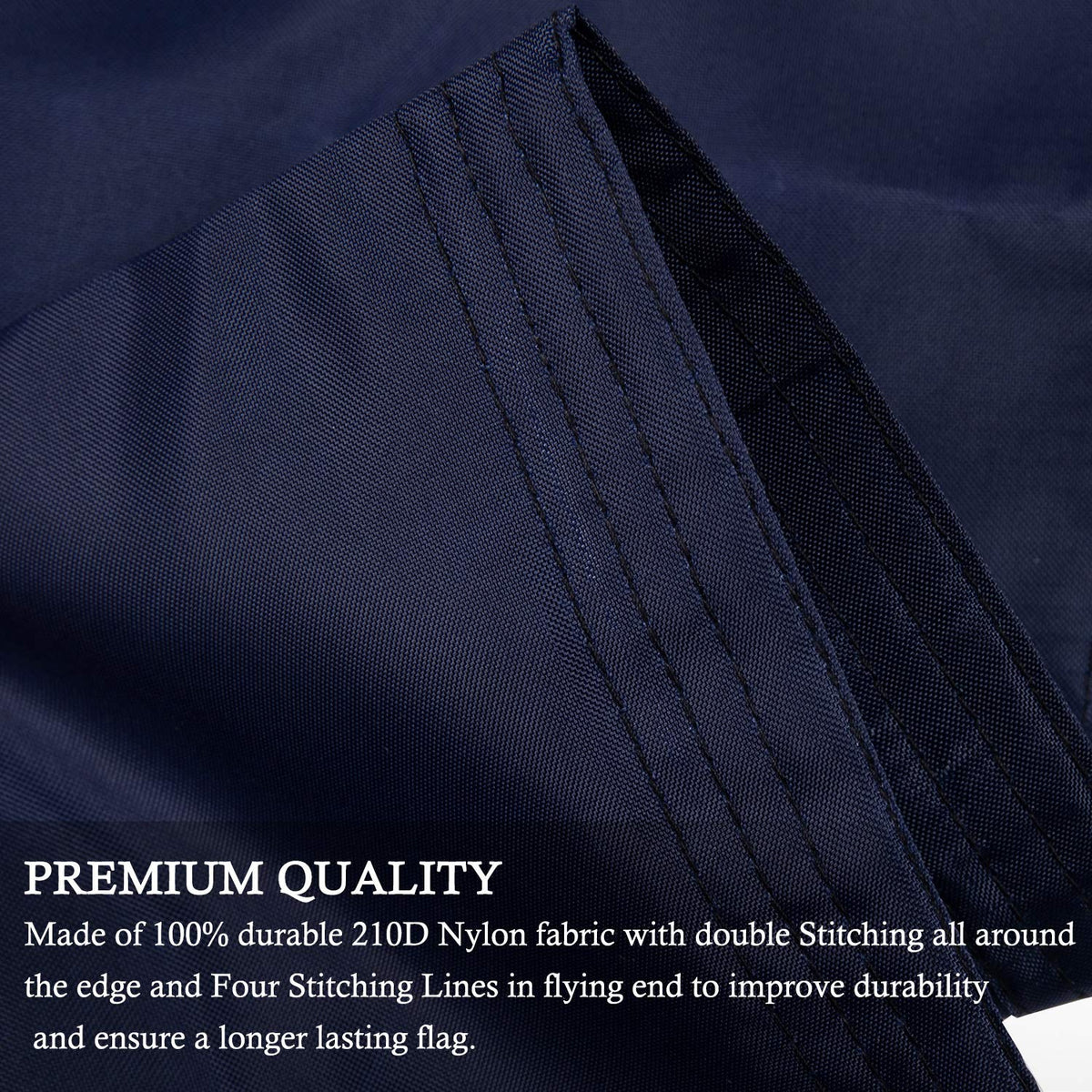 FLAGBURG South Carolina flag with sewn stripes for durable outdoor use