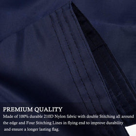 FLAGBURG South Carolina flag with sewn stripes for durable outdoor use
