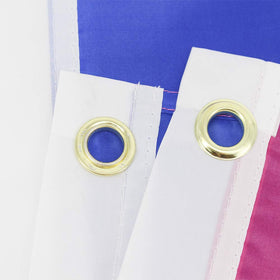 Flaglink bisexual flag outdoor display suitable for balcony or storefront.