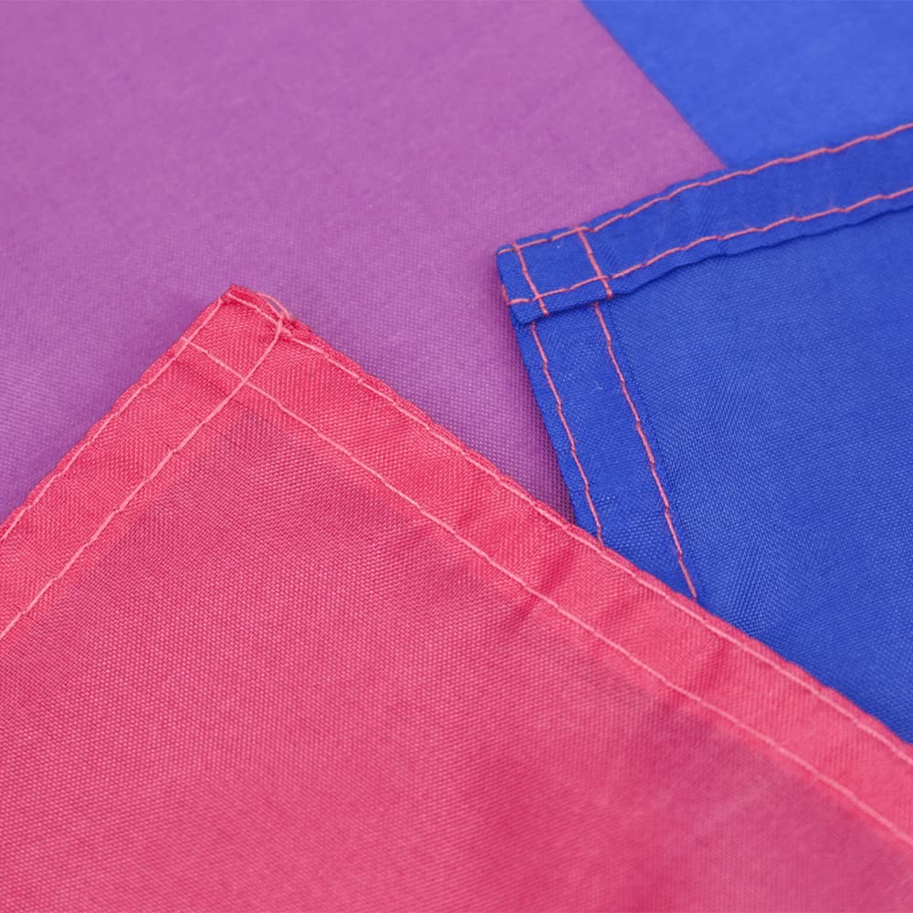 Flaglink bisexual flag UV resistant colors stay vibrant in sunlight.