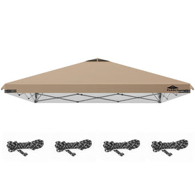 Flagly 10x10 replacement canopy top overview showing universal fit and easy setup.