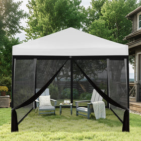 Black FLAGLY netting blends with spaces while preserving visibility