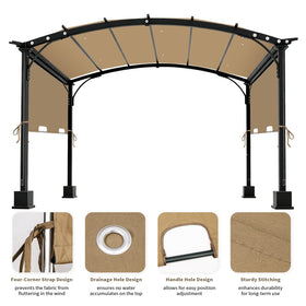 FLAGLY shade cover blocks UV and provides sun protection.