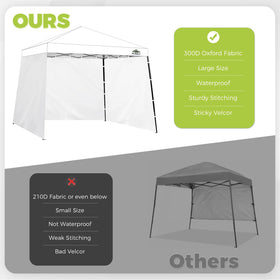 FLAGLY sidewall panels add privacy and professional look to booths.
