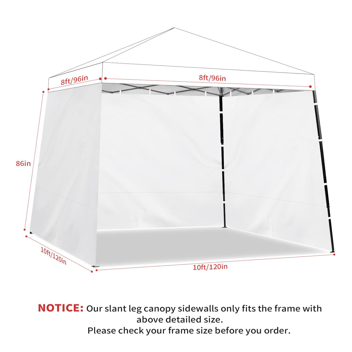 FLAGLY sidewall fabric demonstrates water resistance for outdoor setups.