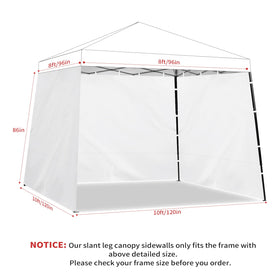 FLAGLY sidewall fabric demonstrates water resistance for outdoor setups.
