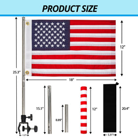 FLAGMESAGE waterproof storage bag protects gear between trips.