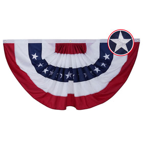 Flagolden american bunting flag 3x6ft for outdoor display and pride.