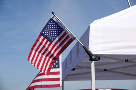 Holds flags up to 12x18 inches with Flagpole-To-Go flagpole