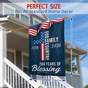 FLAGWIX double-sided flag design optimized for outdoor use.