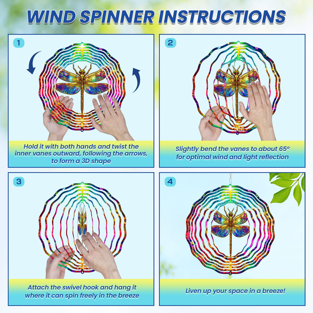FLAGWIX wind spinner makes a thoughtful gift for mom or grandma.