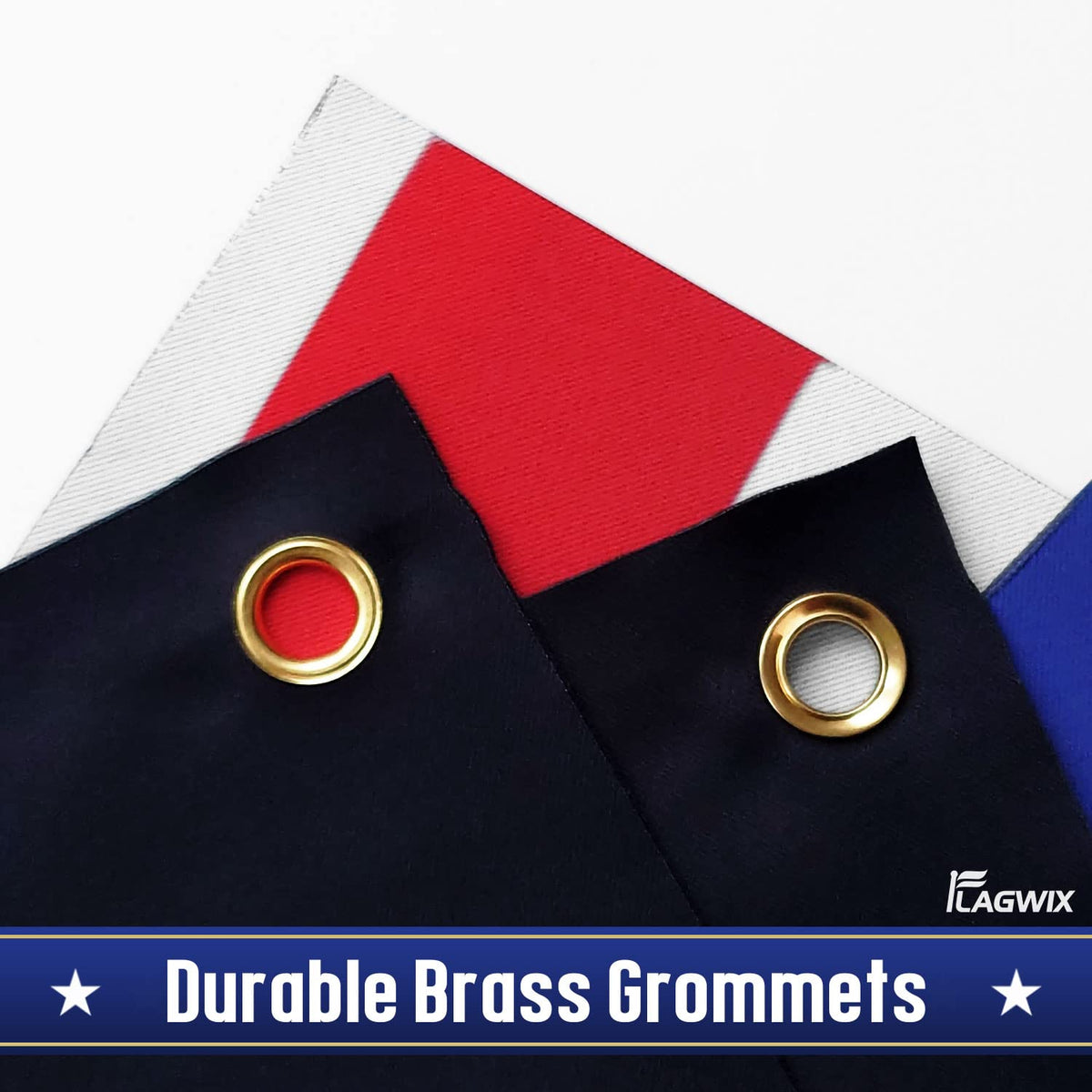 FLAGWIX indoor-outdoor decor flag enhances home or office patriotic flair.