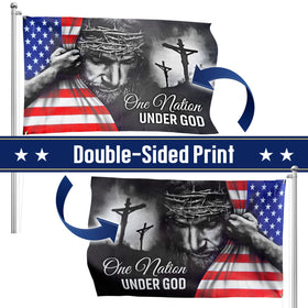 FLAGWIX UV-resistant flag stays vibrant in sun and weather.