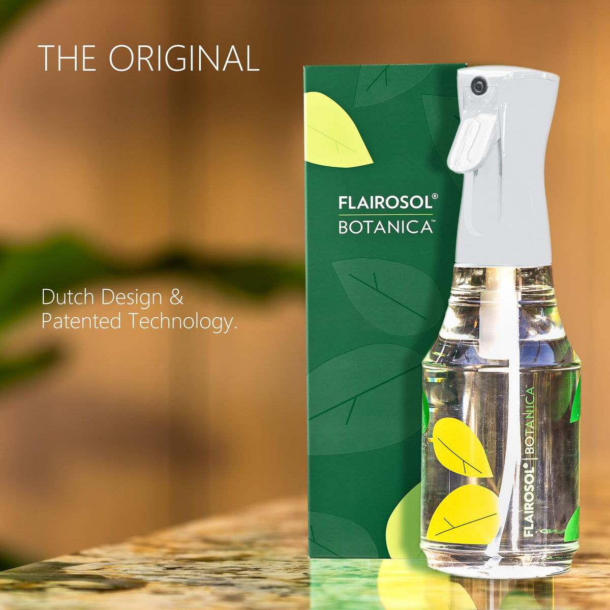 FLAIROSOL Botanica 24oz capacity minimizes refills during routine gardening tasks indoors or outdoors.