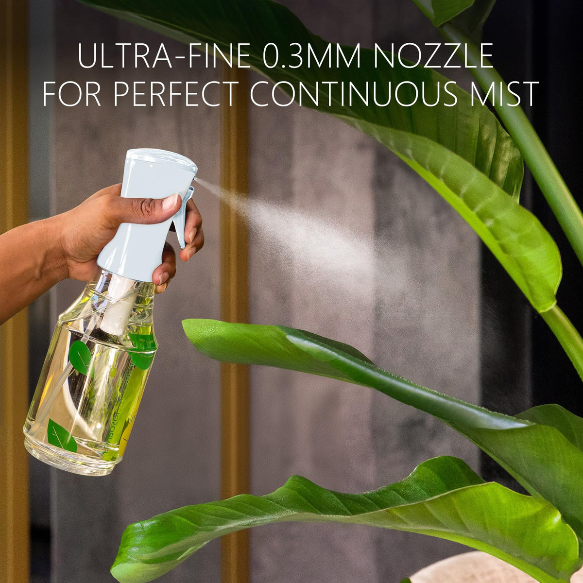 FLAIROSOL Botanica leakproof seal ensures mess-free use during daily watering sessions.
