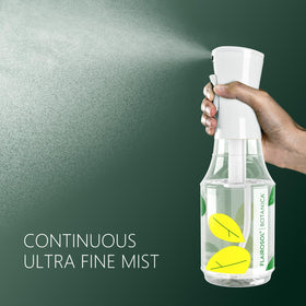 FLAIROSOL Botanica transparent bottle lets you see liquid levels at a glance without guesswork.