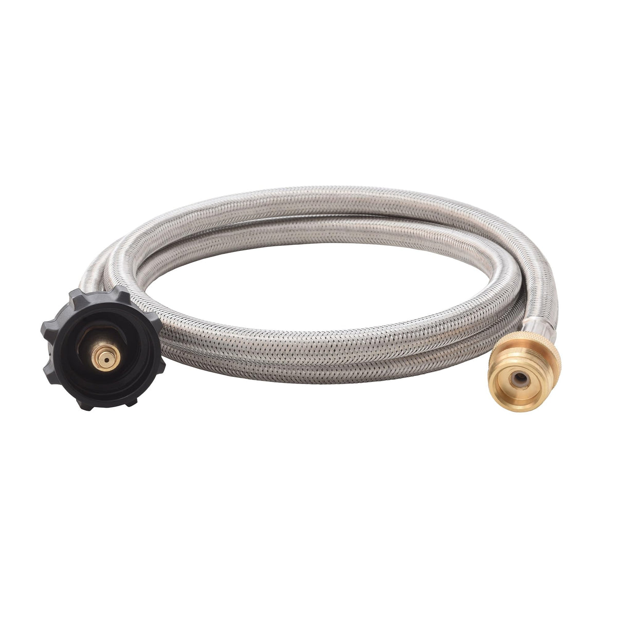 Flame King 1lb to 20lb propane tank adapter enabling extended use with larger tanks