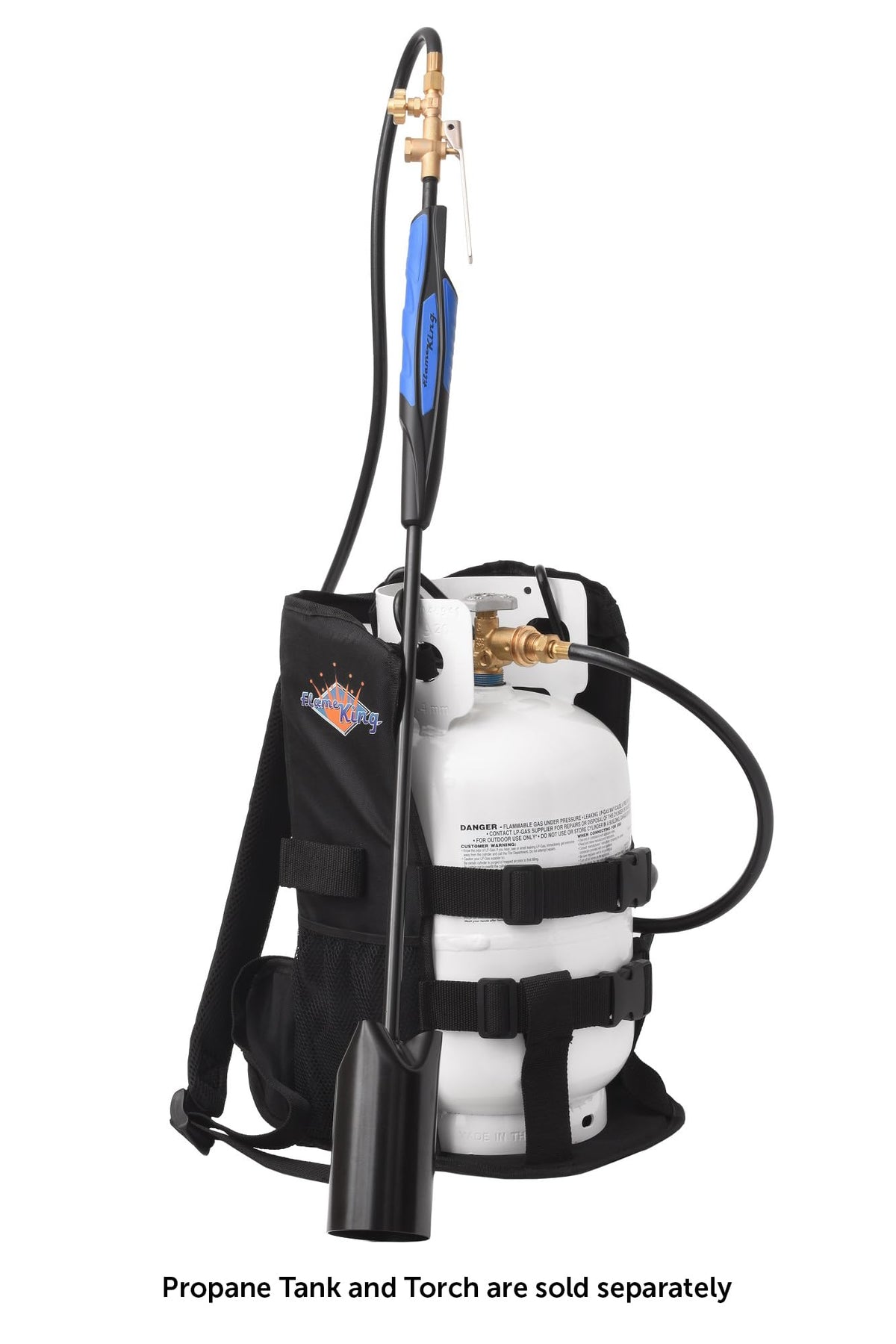 Flame King tank-securement-steel-clips keep the cylinder in place securely.