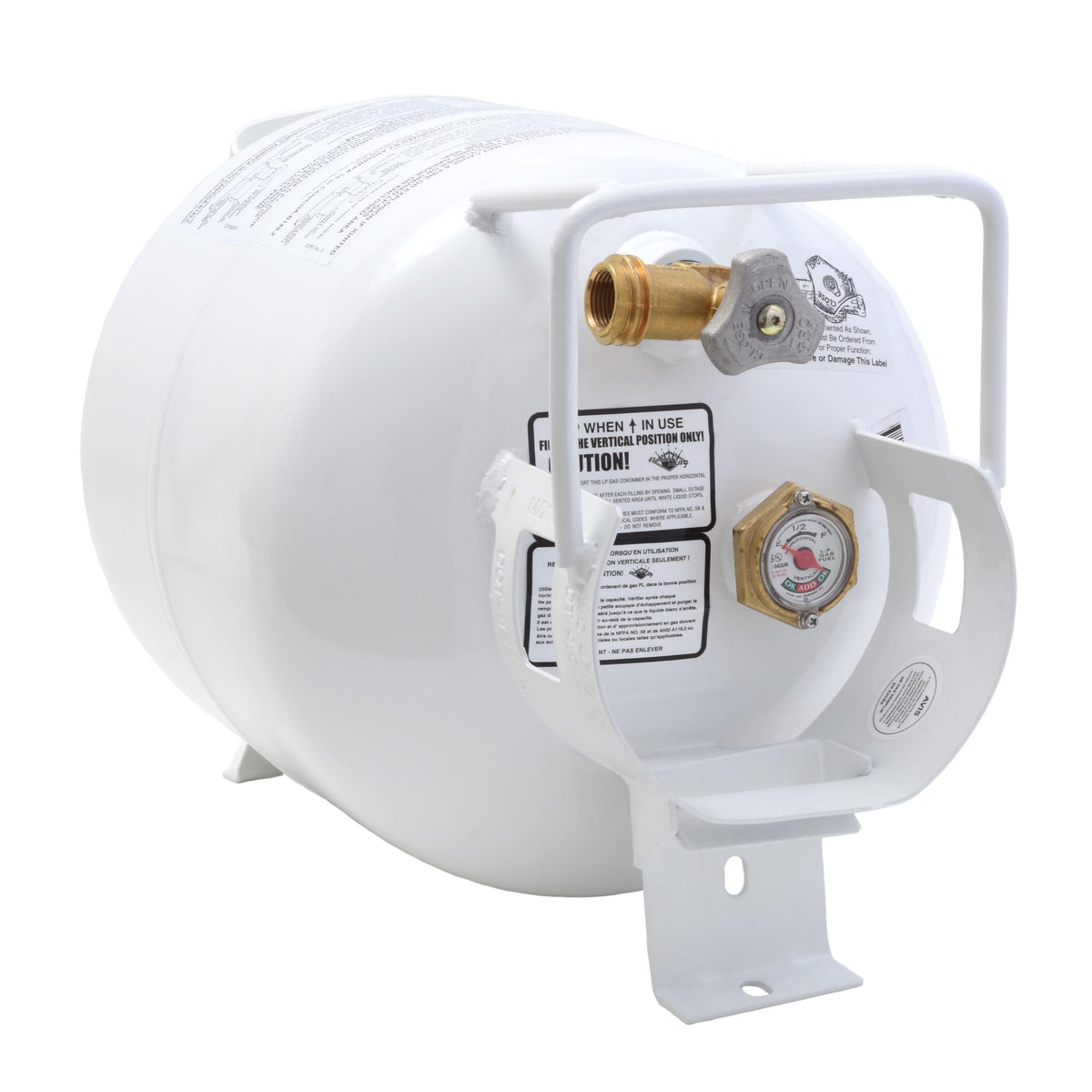 Flame King YSN201HZL front view propane tank for fire pits and outdoor tables
