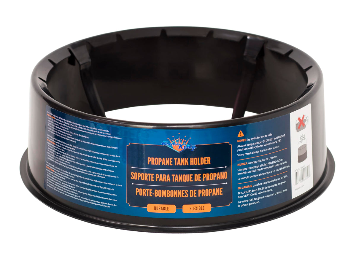 Flame King YSNPBS base stabilizer with 15-inch bottom and 13.5-inch top dimensions