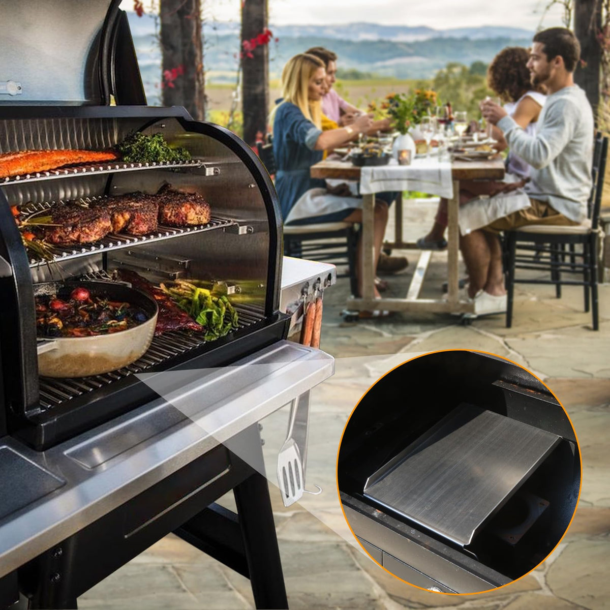 FlameDuty BCA012 compatible with Traeger, Z Grill, Camp Chef and more