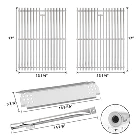 FlameDuty burner tubes providing reliable flame delivery for consistent searing