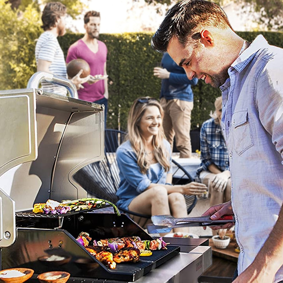 FlameDuty durable stainless construction designed for long-term grilling