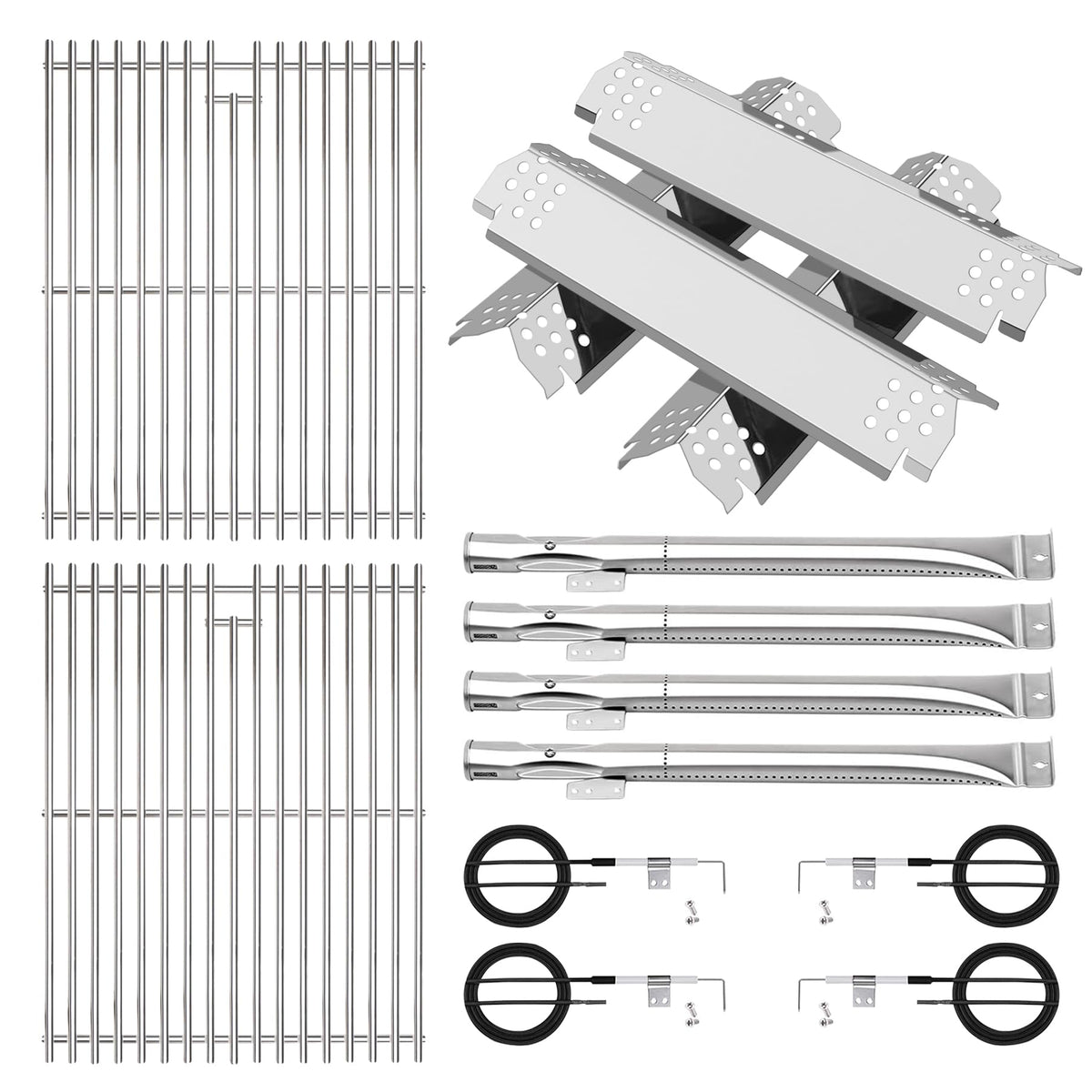 FlameDuty stainless cooking grate 2-pack delivering even heat for precise grilling