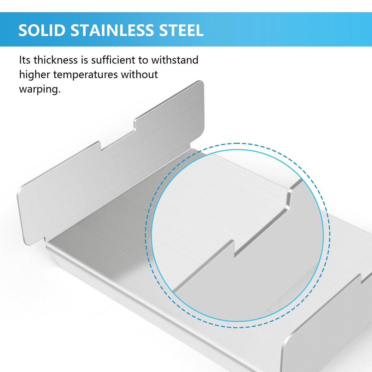 Durable FlameDuty heat baffle for Pit Boss 1300 minimizes warping and hot spots.