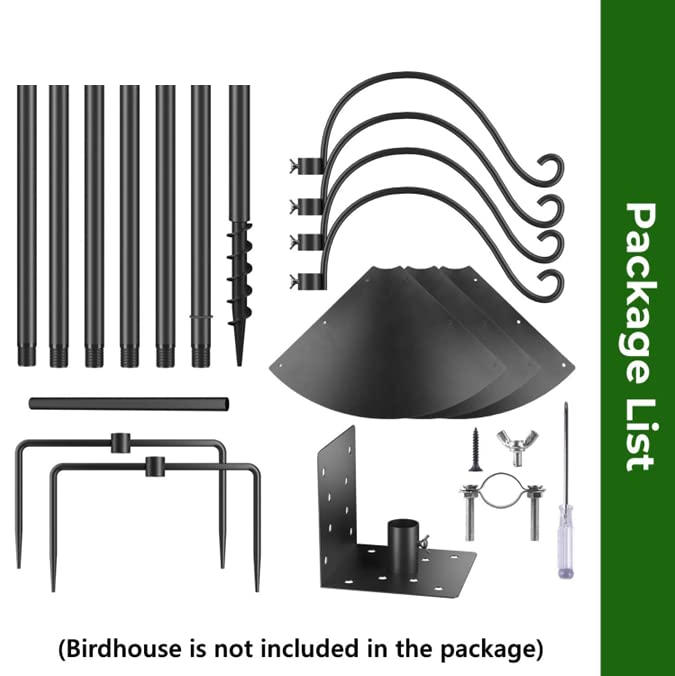 Flanagan 92-inch adjustable pole height adapts to your yard.