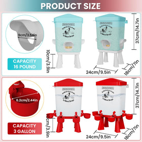 Flapiki precision feeding ports enable on-demand flock feeding