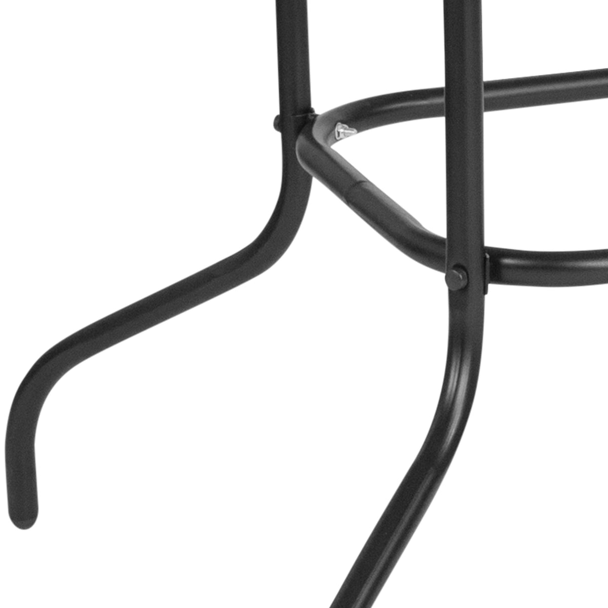 Flash Furniture Tory glass texture closeup highlights the rippled surface