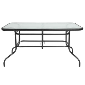 Flash Furniture Tory protective floor glides help move the table easily