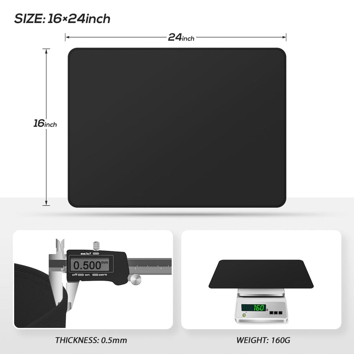 FLASLD easy-clean BBQ mat surface simplifies wipe-down after cooking