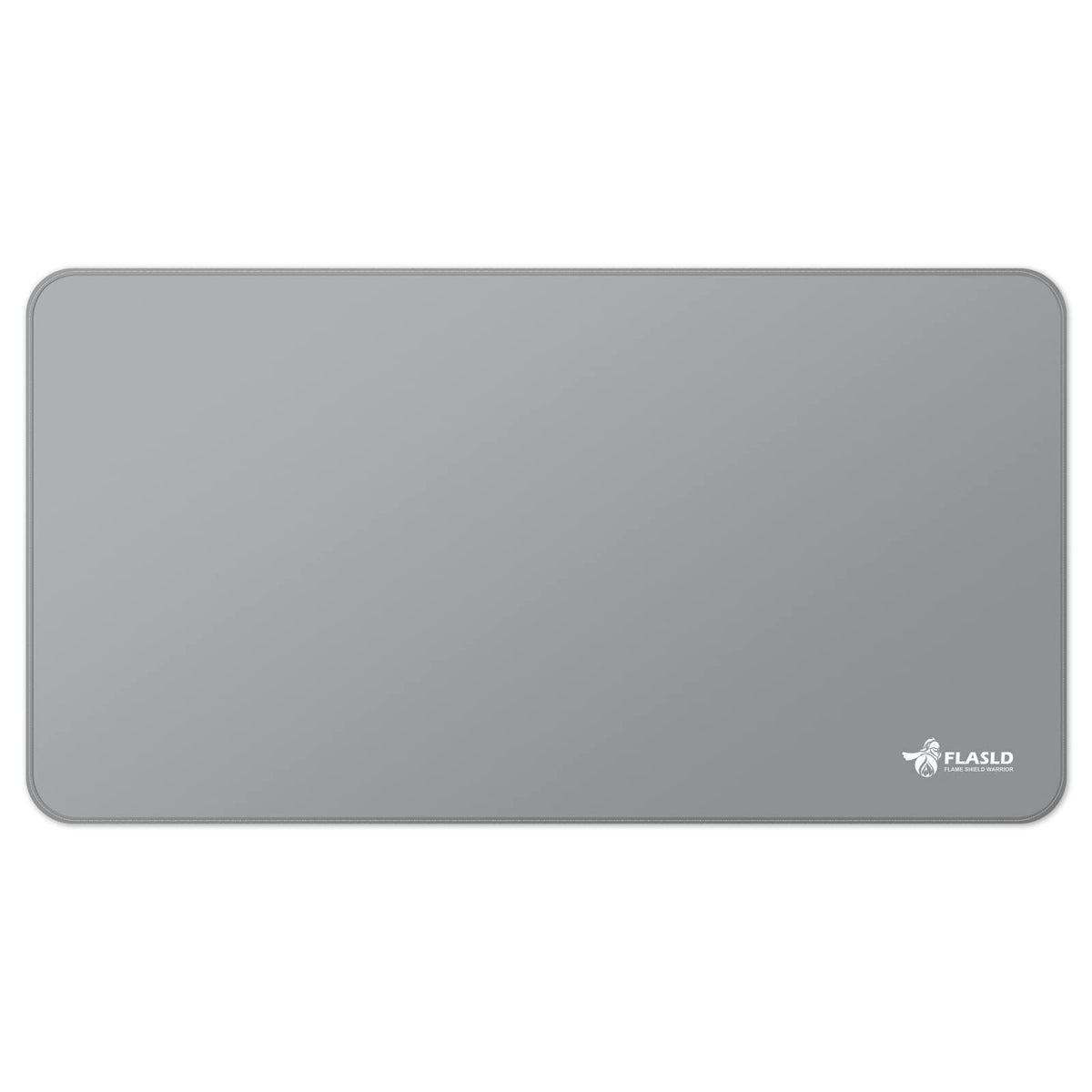 FLASLD heavy-duty fireproof floor mat gray front view ideal for deck protection