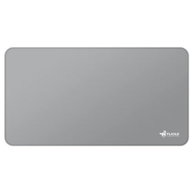 FLASLD heavy-duty fireproof floor mat gray front view ideal for deck protection