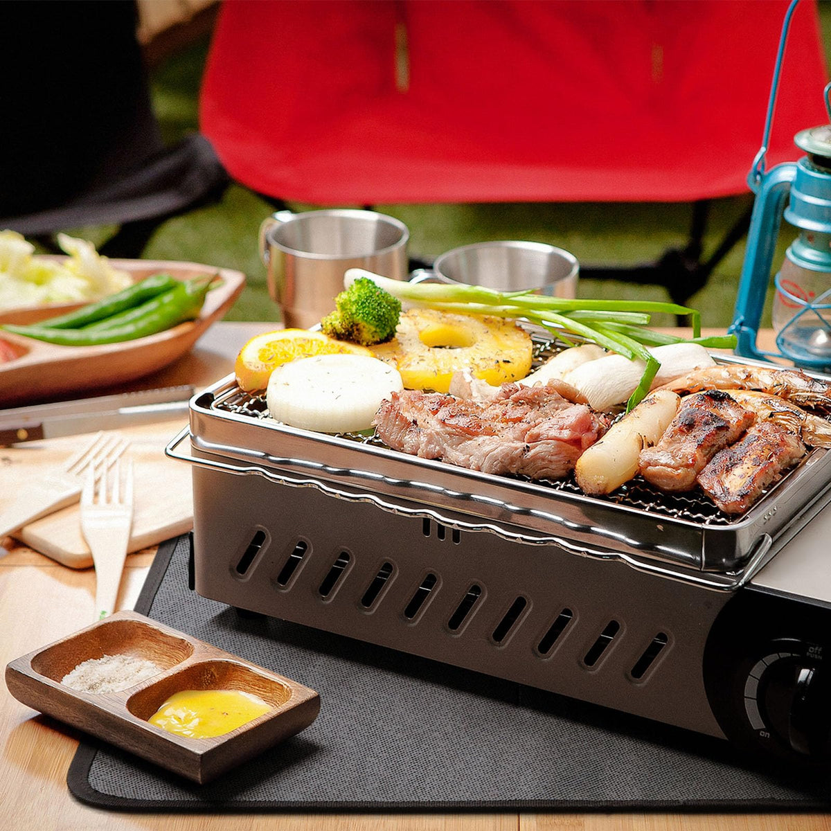 FLASLD heat-resistant fiberglass mat with reinforced edge stitching for durability